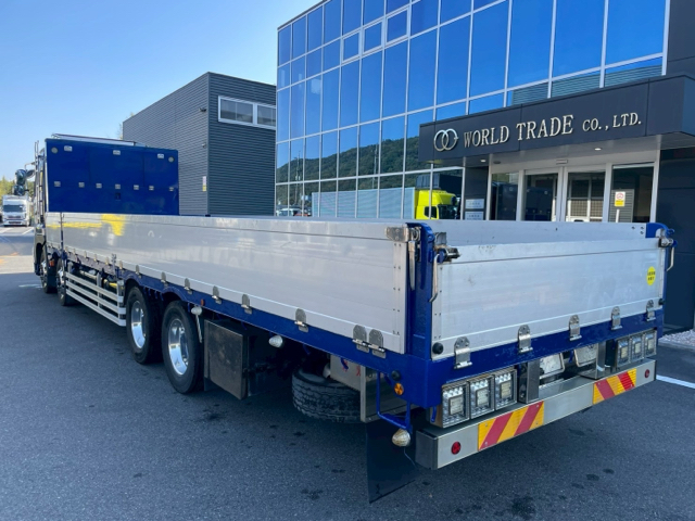 日野　プロフィア　4軸低床平ボディ