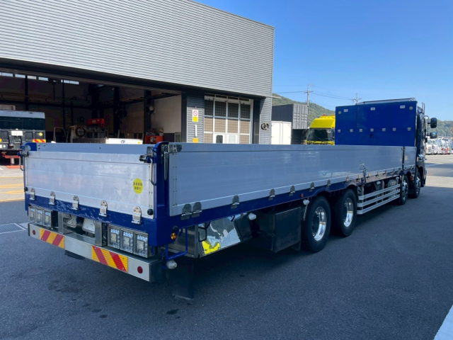 日野　プロフィア　4軸低床平ボディ