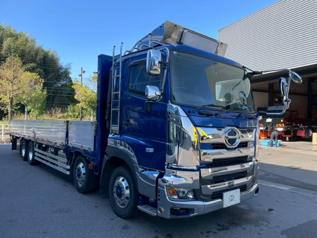 日野　プロフィア　4軸低床平ボディ