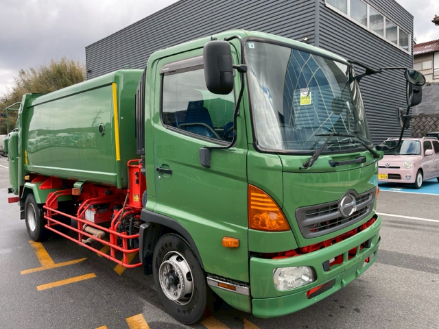 日野　レンジャープロ　パッカー車　回転板式（巻込み式）